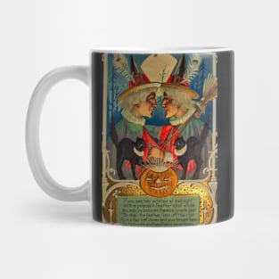 Vintage Halloween Witches Mug